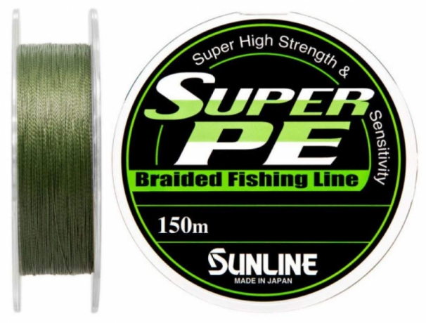 Шнур Sunline Super PE 150м  темно-зеленый