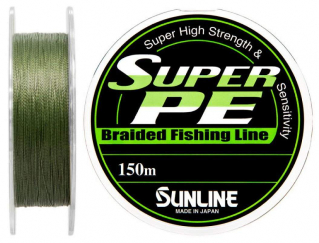 Шнур Sunline Super PE 150м темно-зеленый