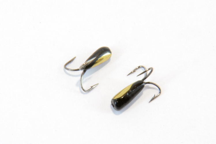 Мормышка вольфрамовая "Чёртик с отвествием" 3мм латунь м/к