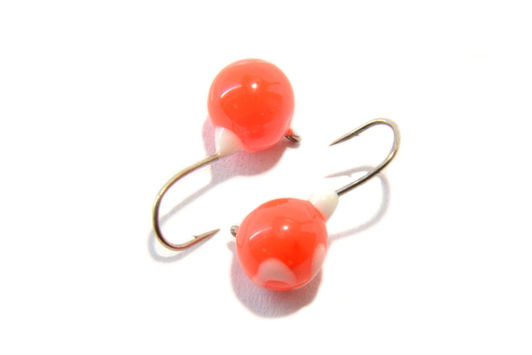 Мормышка вольфрамовая Шар 5мм (оранжевый)