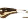 Мормышка вольфрамовая Fishing Roi Капля с ушком 3мм (золото)
