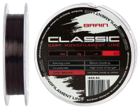 Леска Brain Classic Carp Line (dark brown) 150m 0.33mm 22lb 10.0kg