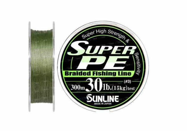 Шнур Sunline Super PE 300м  темно-зеленый