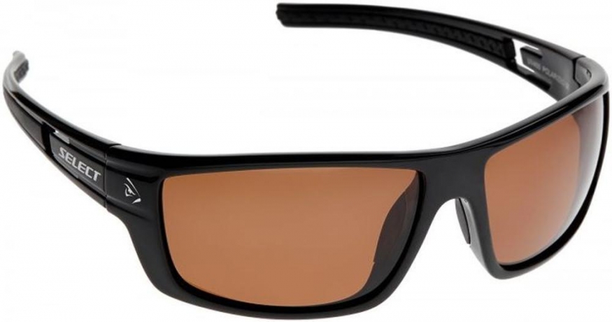 Поляризаційні окуляри Select SPS1-SBB (коричневі лінзи) чорна оправа