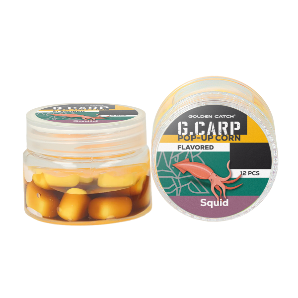 Кукурудза в діпі GC G.Carp Pop-Up Flavored 10мм (12шт)Squid