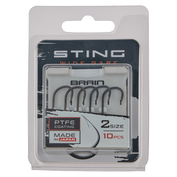 Гачок Brain Sting Classic Wide Gape #2 (10 шт/уп)