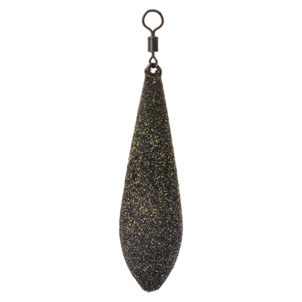 Грузило Brain Long Cast текстурное покрытие "Camo Black" 90g