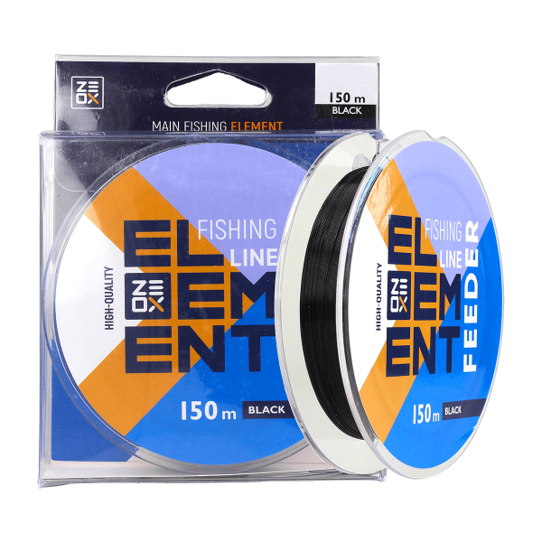 Волосінь ZEOX Element Feeder Line 150м Black 0.309мм