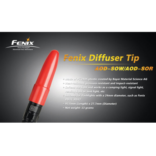 Диффузионный фильтр красный для Fenix PD31/PD32