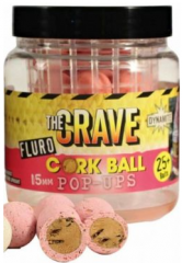 Бойлы Dynamite Baits Cork Ball Fluro Pink The Crave Pop-Ups - 15мм/54гр
