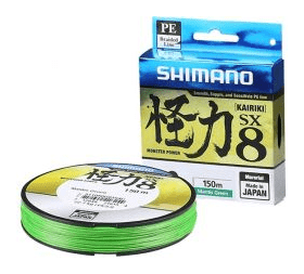 Шнур Shimano Kairiki SX8 PE (Mantis Green) 300м