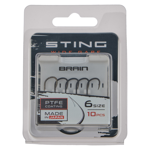Гачок Brain Sting Classic Wide Gape #6 (10 шт/уп)