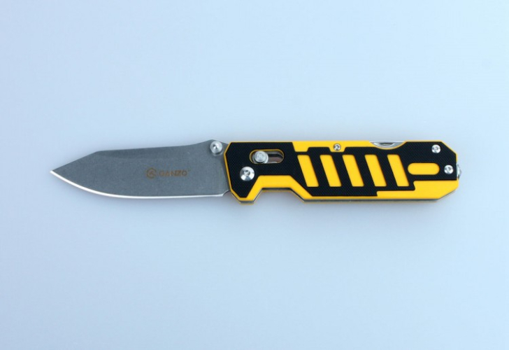 Нож Ganzo G735 черно-желтый