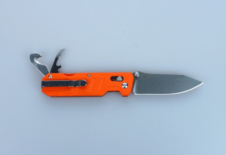 Нож Ganzo G735 черно-желтый
