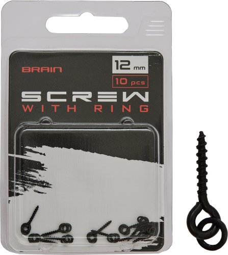 Винт для бойлов Brain Screw With Ring 12mm (10 шт/уп) SGCA-8026-12