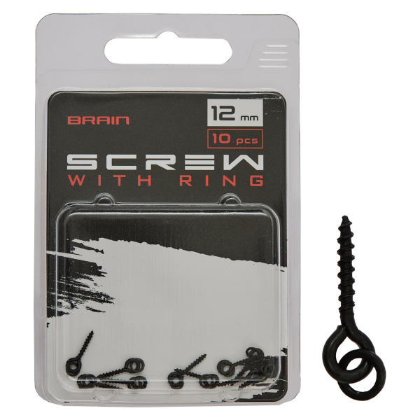 Винт для бойлов Brain Screw With Ring 12mm (10 шт/уп) SGCA-8026-12