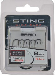Крючок Brain Sting Classic Wide Gape #8 (10 шт/уп)