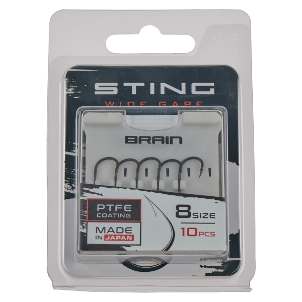 Гачок Brain Sting Classic Wide Gape #8 (10 шт/уп)