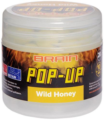Бойлы Brain Pop-Up F1 Wild Honey (мёд) 10mm 20g
