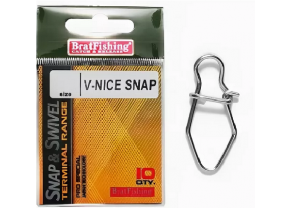 Застежка BratFishing V - Nice Snap SS