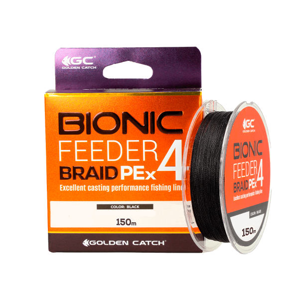 Шнур GC Bionic Feeder PE X4 150м Black #0.8