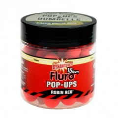 Бойлы Dynamite Baits Fluro Robin Red Pop-Ups &amp; Dumbells 15мм/100г 