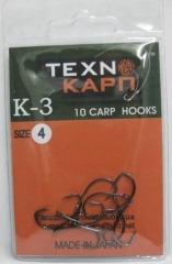 Крючок карповый Технокарп  K-3
