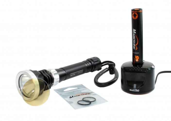 Фонарь для дайвинга MagicShine MJ-810B CREE XM-L  (с фильтрами) new
