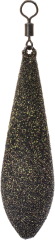 Грузило Brain Long Cast текстурное покрытие "Camo Black" 140g