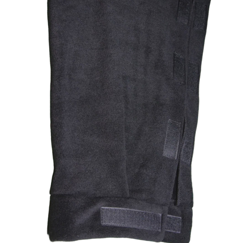 Адаптивні штани при травмуванні ніг, фліс Kirasa чорні (Арт KI4224)