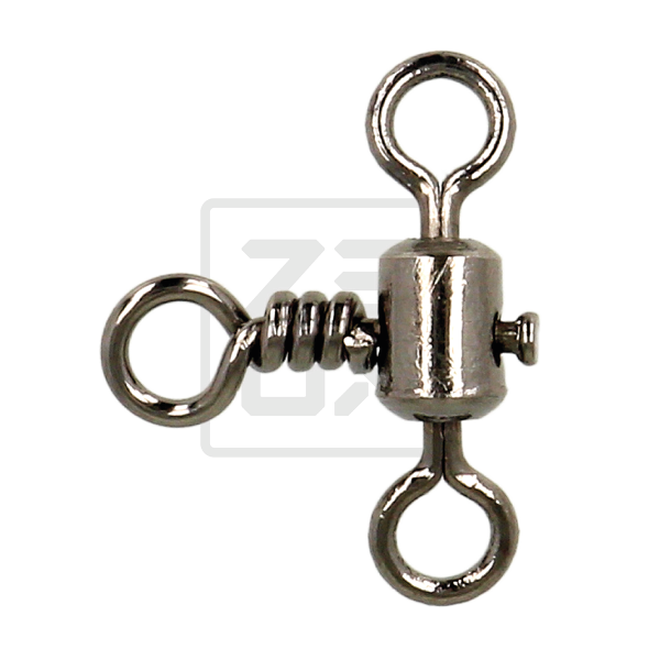Вертлюг потрійний ZEOX Cross-Line Rolling Swivel 121BN №4(10шт)