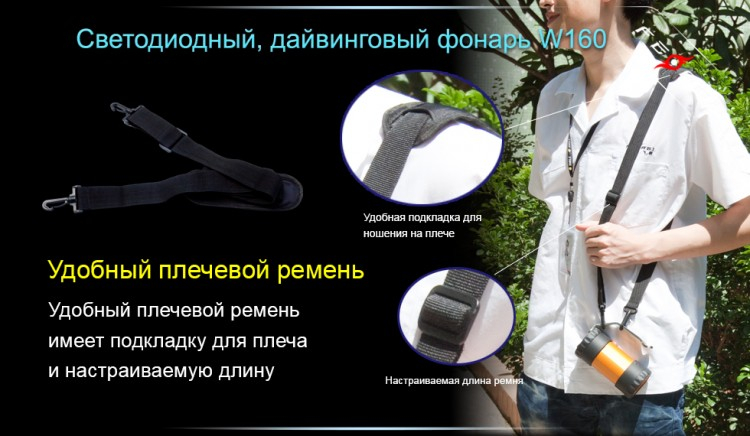 Ліхтар для дайвінгу Ferei W160