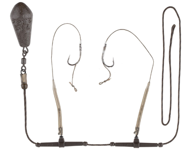 Оснащення коропова Select C-25-85 "Супер Короп" 85г 2 гачка #4 (під бойл)