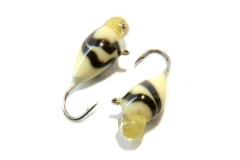 Мормышка вольфрамовая Lucky John Капля с кристалом swarowski 5мм