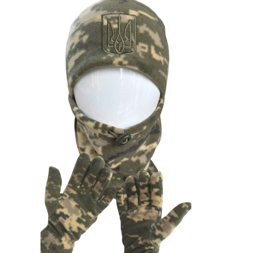 Шапка флісова герб Ranger піксель 55-57 (RA8955)