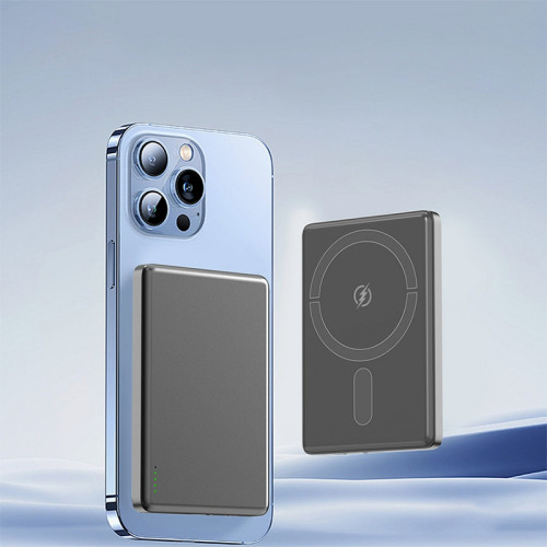 Power Bank Aspor A381 Magnetic Wireless 5000mAh (Type-C/20W)- фіолетовий (900155)