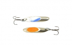 Зимняя блесна - кастмастер с тройником (двухсторонняя)