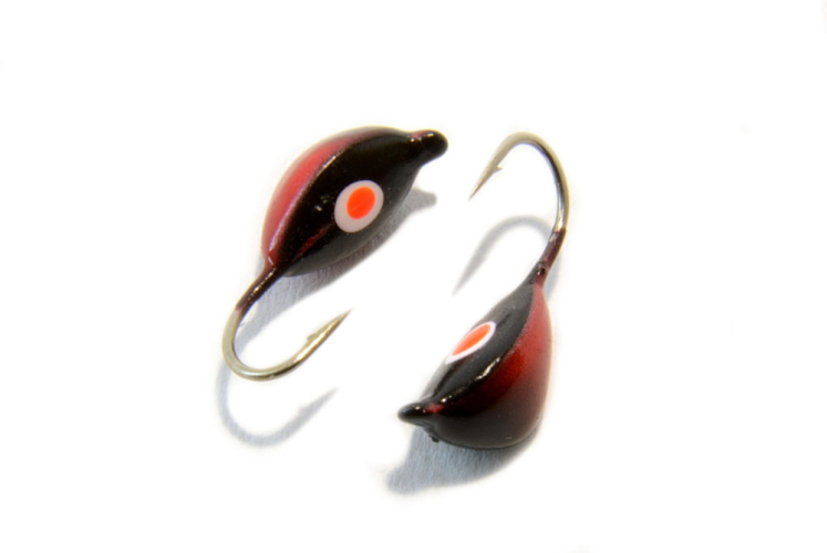 Мормышка вольфрамовая "Мидия с петелькой 55" 4мм (бурдовая)