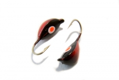 Мормышка вольфрамовая "Мидия с петелькой 55" 4мм (бурдовая)