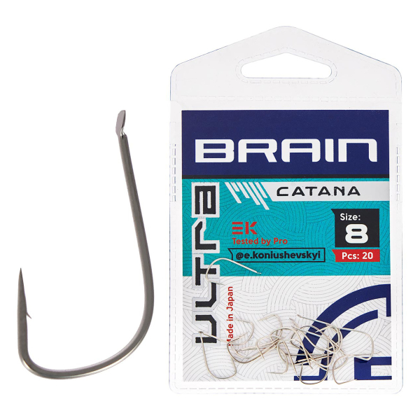 Крючок Brain Ultra Catana #8 (20шт/уп)