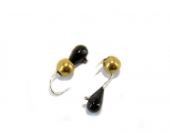 Мормышка вольфрамовая &quot;Капля&quot; Латунный шарик 3мм