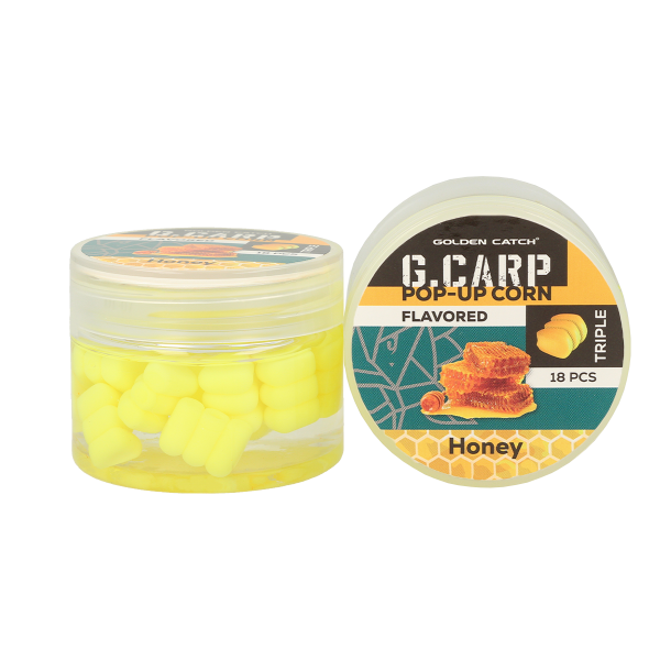 Кукурудза в діпі GC G.Carp Pop-Up Triple Flavored (18шт)Honey