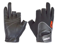 Перчатка спиннингиста Fishing ROI WK-11 black (с 2 пальц.)