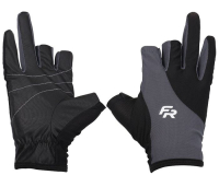 Перчатка спиннингиста Fishing ROI W9 black-gray (с 2 пальц.)