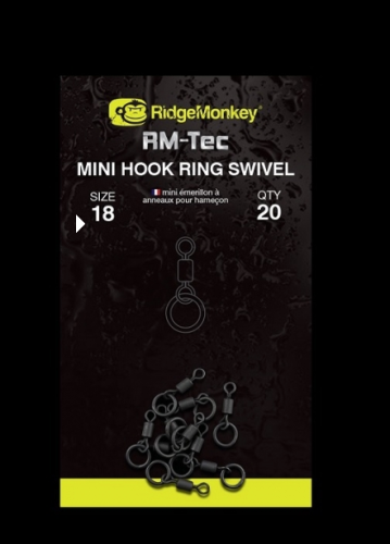 Мини вертлюг с кольцом Ridge Monkey Mini Hook Ring Swivel