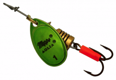 Блесна Mepps Aglia Platinum Зеленая