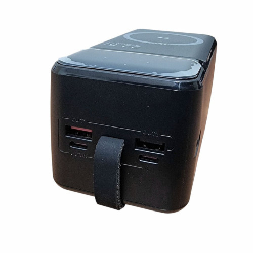 Power Bank 50000mAh 22.5W + Wireless Charge (2USB/2USB-C)- чорний (900162)