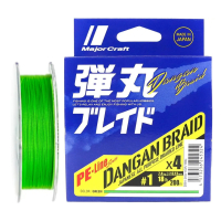 Шнур Major Craft DANGAN, x4, LIGHT GREEN