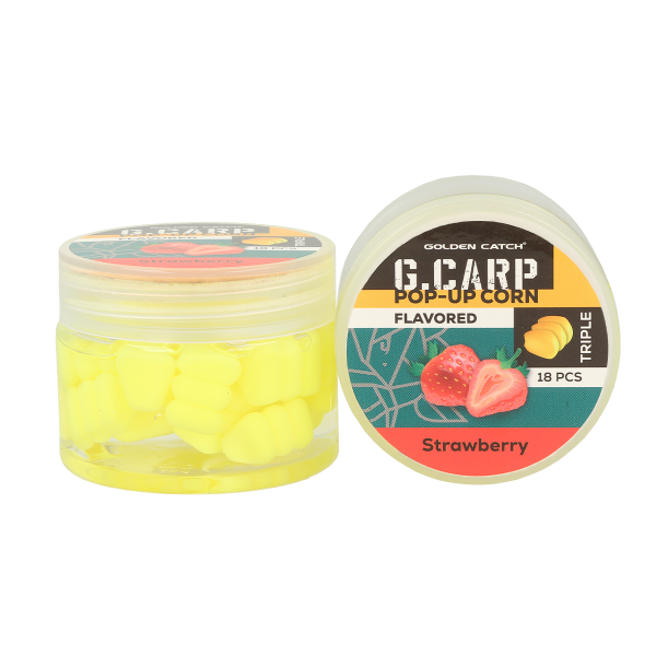 Кукуруза в дипе GC G.Carp Pop-Up Triple Flavored (18шт)Strawberry