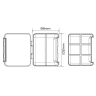 Коробка для аксесуарів GC G.Carp Mini Box Two Layer 8 section — фото 6